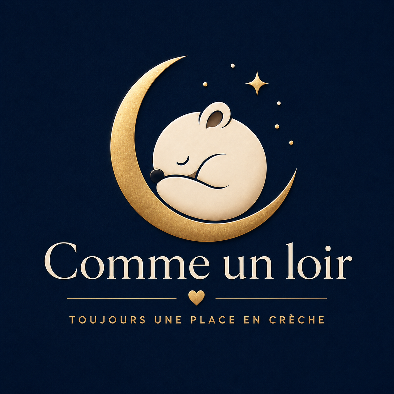 Logo original Comme un loir — Toujours une place en crèche